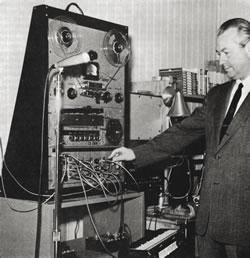 Figure 7. Modular sound modifier by the author (1960).