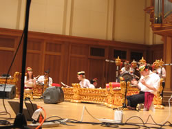 Members of Gamelan Cahaya Asri performing