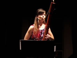 Terri Hron performing