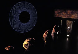 Dance performance and visual music piece <em>Unfold to Centre</em> by Yolande Yorke-Edgell